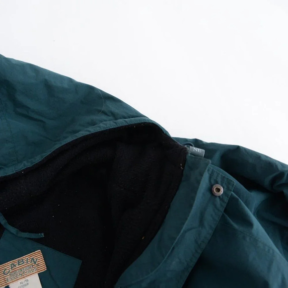 Men's Teal Hooded Jacket - Picture 5 of 16